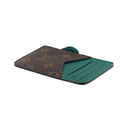 ルイヴィトン コインケース カードケース フラグメントケース レディース モノグラム ポルト カルト・ロミー グリーン LOUIS VUITTON M12383 ボルネオグリーン