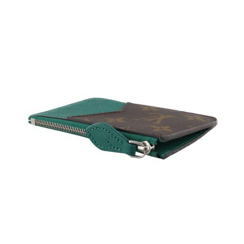 ルイヴィトン コインケース カードケース フラグメントケース レディース モノグラム ポルト カルト・ロミー グリーン LOUIS VUITTON M12383 ボルネオグリーン