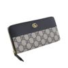グッチ 長財布 レディース GGマーモント ブルー GUCCI 456117 17WAG 4041 BEIGE/BLUE