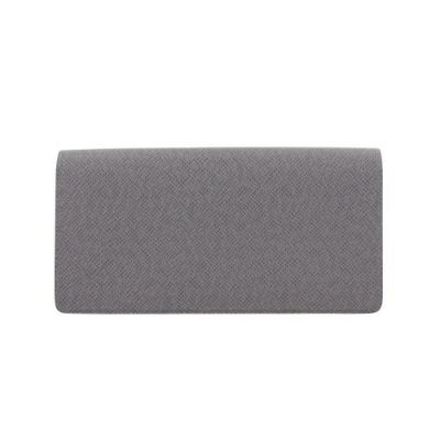 ルイヴィトン 長財布 タイガ ポルトフォイユ・ブラザ NM グレー LOUIS VUITTON M11580 グリ・ロッシュ グレー/ブルー メンズ