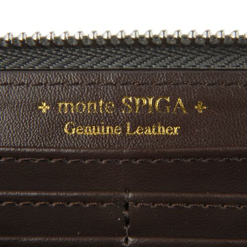 モンテスピガ 長財布 ラウンドファスナー メンズ グリーン monte SPIGA MOSBHSD001GR GREEN