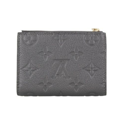 ルイヴィトン 二つ折り財布 モノグラム アンプラント ポルトフォイユ・リサ グレー LOUIS VUITTON M12536 ガンメタル レディース