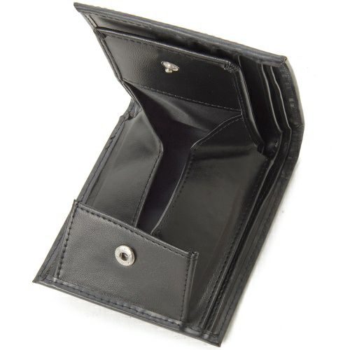 モンテスピガ 二つ折り財布 メンズ ブラック monte SPIGA MOSBHSD003BK BLACK