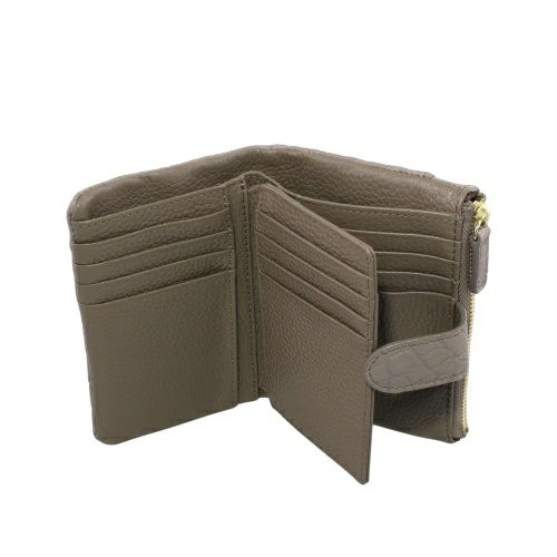 ロダニア 二つ折り財布 レディース グレー RODANIA RDOC10120TP トープ