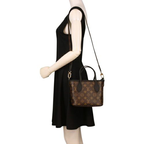 ルイヴィトン ハンドバッグ レディース モノグラム ネヴァーフル・インサイドアウト BB ブラック LOUIS VUITTON M12099 ブラック/モノグラム
