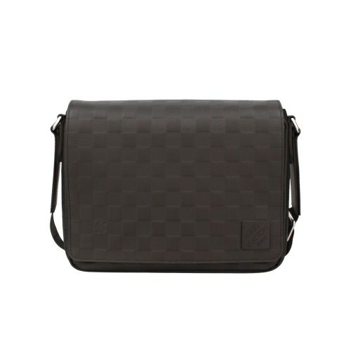 ルイヴィトン ショルダーバッグ メンズ ダミエ･アンフィニ ディストリクト PM NV3 ブラック LOUIS VUITTON N42711