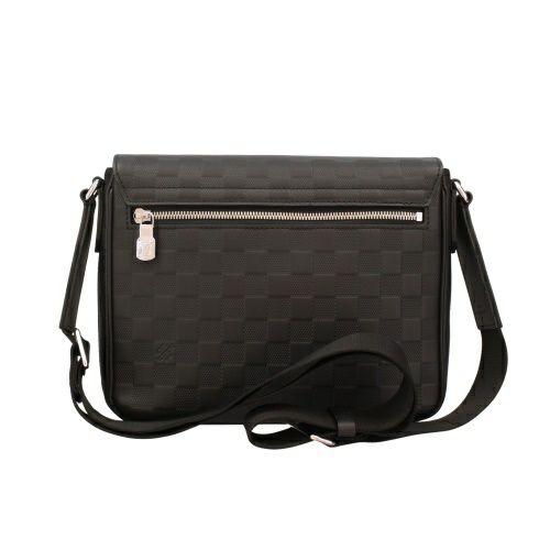 ルイヴィトン ショルダーバッグ メンズ ダミエ･アンフィニ ディストリクト PM NV3 ブラック LOUIS VUITTON N42711