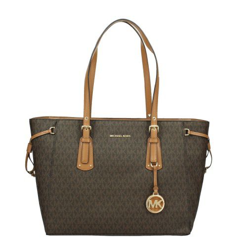 マイケルコース トートバッグ レディース ボイジャー ミディアム ロゴ トートバッグ ブラウン MICHAEL KORS 30F8GV6T2B 200 BROWN