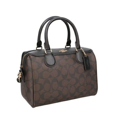 コーチ アウトレット ショルダーバッグ ハンドバッグ レディース シグネチャー ローワン サッチェル ブラウン COACH OUTLET 32203 IMAA8 ブラウン/ブラック