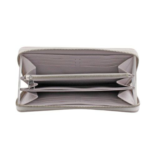 ルイヴィトン 長財布 レディース モノグラム･アンプラント ジッピー・ウォレット グレー LOUIS VUITTON M14228 ブリューム グレー/ホワイトクオーツ