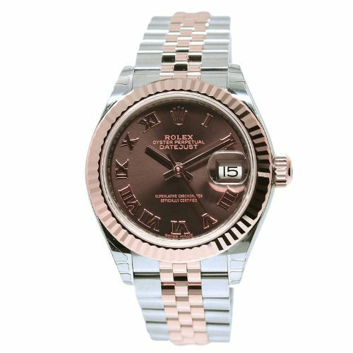 ロレックス 腕時計 レディース デイトジャスト 28 ROLEX 279171 CHO ROMA チョコレートローマ
