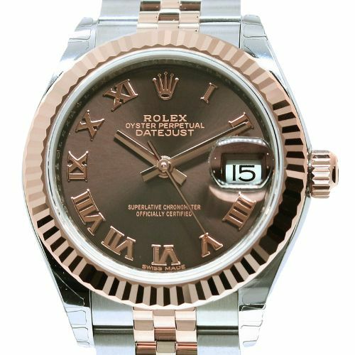 ロレックス 腕時計 レディース デイトジャスト 28 ROLEX 279171 CHO ROMA チョコレートローマ