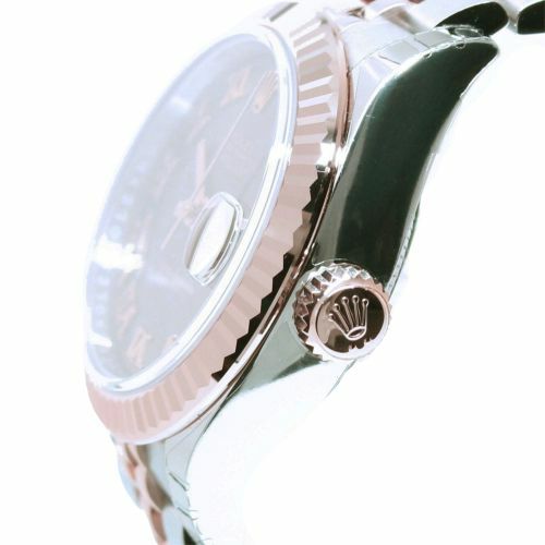 ロレックス 腕時計 レディース デイトジャスト 28 ROLEX 279171 CHO ROMA チョコレートローマ