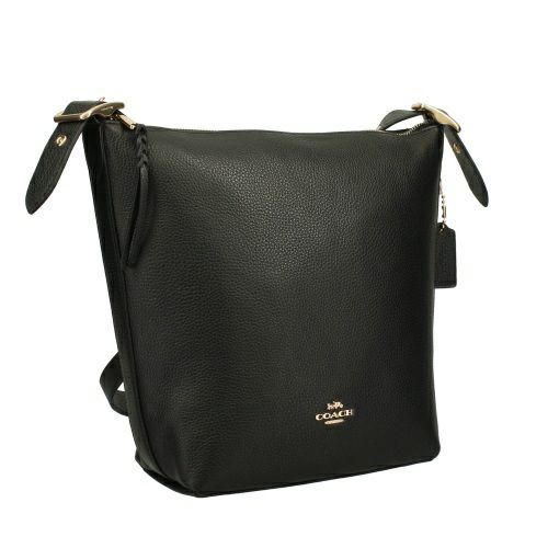コーチ アウトレット ショルダーバッグ レディース ヴァル ダッフル ブラック COACH OUTLET C2818 IMBLK