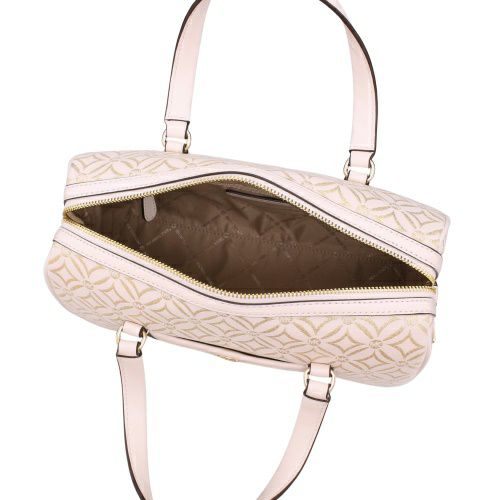 マイケルコース ショルダーバッグ レディース ジャカード ダッフル ホワイト MICHAEL KORS 35F4GTFS6J PL GLD MULTI