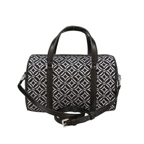 マイケルコース ショルダーバッグ レディース ジャカード ダッフル ブラック MICHAEL KORS 35F4STFS6J BLK/SILVER