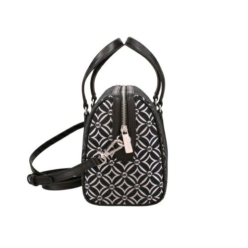 マイケルコース ショルダーバッグ レディース ジャカード ダッフル ブラック MICHAEL KORS 35F4STFS6J BLK/SILVER