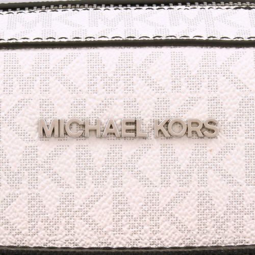 マイケルコース ショルダーバッグ メンズ クーパー シグネチャー ロゴ フライトバッグ ホワイト MICHAEL KORS 37F2LCOL6J BRIGHT WHT