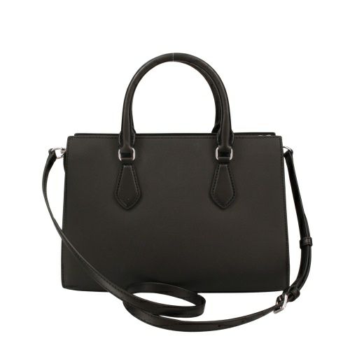 マイケルコース ハンドバッグ レディース SHEILA フォー サフィアーノ レザー センタージップ サッチェル ミディアム ブラック MICHAEL KORS 35S3S6HS2L BLACK