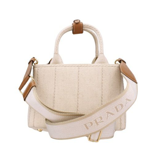 プラダ ハンドバッグ レディース カナパ CANAPA ホワイト PRADA 1BA038 V 8OM 2CX9 F0018 NATURALE