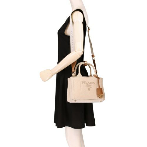 プラダ ハンドバッグ レディース カナパ CANAPA ホワイト PRADA 1BA038 V 8OM 2CX9 F0018 NATURALE