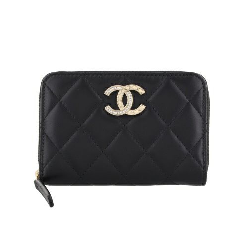 シャネル コインケース レディース ココマーク ブラック CHANEL