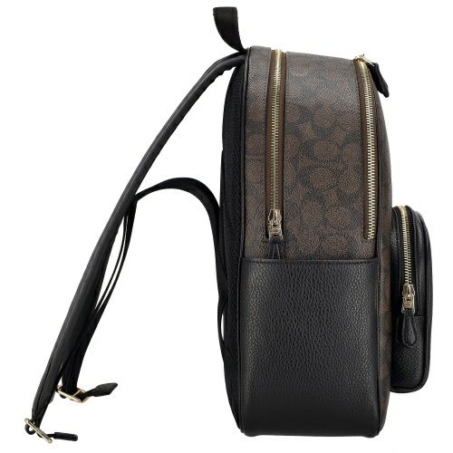 コーチ アウトレット バックパック リュックサック レディース シグネチャー コート バックパック ブラウン COACH OUTLET CZ176 IMXAQ ブラウン/ブラック