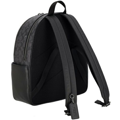 コーチ アウトレット バックパック リュックサック レディース シグネチャー コート バックパック ブラック COACH OUTLET CZ176 QBMI5 チャコール ブラック
