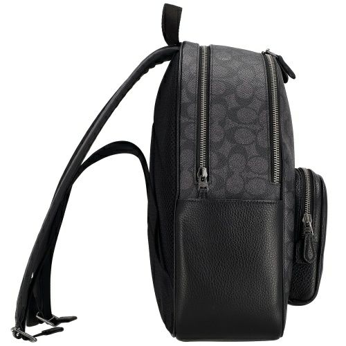 コーチ アウトレット バックパック リュックサック レディース シグネチャー コート バックパック ブラック COACH OUTLET CZ176 QBMI5 チャコール ブラック