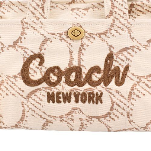 COACHカーゴ トート バッグ 26・シグネチャー キャンバス オンライン限定】カーゴ トート バッグ 26・シグネチャー