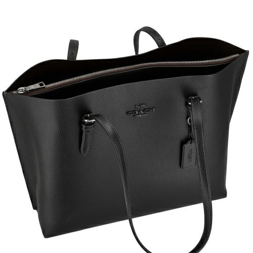 コーチ アウトレット トートバッグ レディース モリー トート バッグ ブラック COACH OUTLET CV968 SV/BK