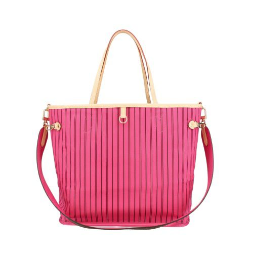 ルイヴィトン トートバッグ レディース モノグラム ネヴァーフル・インサイドアウト MM ピンク LOUIS VUITTON M12257 ローズ ポンディシェリ