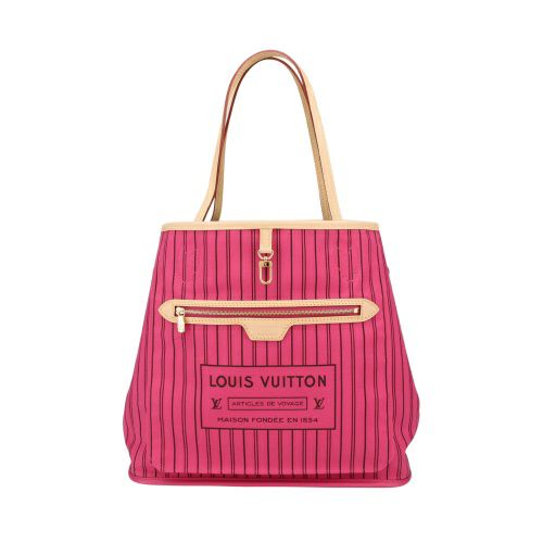 ルイヴィトン トートバッグ レディース モノグラム ネヴァーフル・インサイドアウト MM ピンク LOUIS VUITTON M12257 ローズ ポンディシェリ