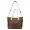 ルイヴィトン トートバッグ レディース モノグラム ネヴァーフル・インサイドアウト MM ピンク LOUIS VUITTON M12257 ローズ ポンディシェリ