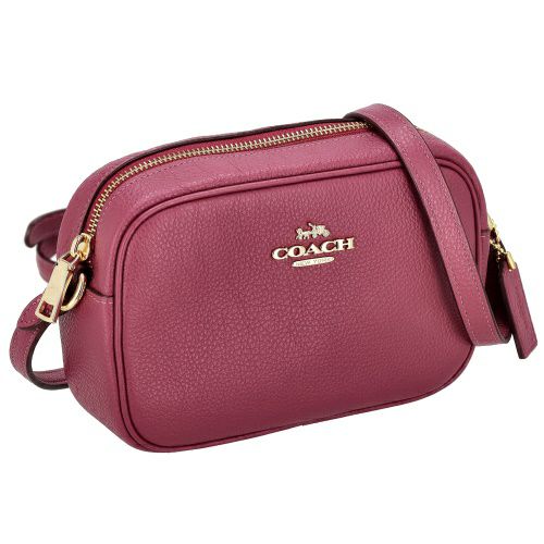 コーチ アウトレット ショルダーバッグ レディース リファインド ペブルド レザー ミニ ジェイミー カメラ バッグ ピンク COACH OUTLET CQ875 IMPIN
