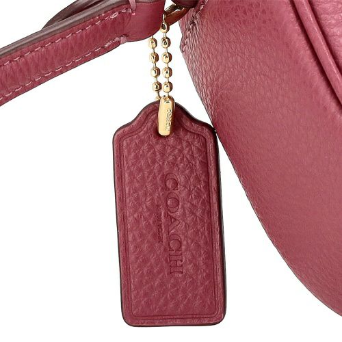 コーチ アウトレット ショルダーバッグ レディース リファインド ペブルド レザー ミニ ジェイミー カメラ バッグ ピンク COACH OUTLET CQ875 IMPIN