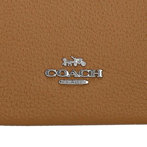 コーチ アウトレット ショルダーバッグ レディース ハンナ ダブル フェース レザー バケット バッグ ブラウン COACH OUTLET CR168 SV/QD ライトサドル
