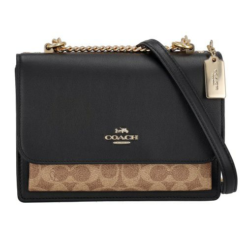 コーチ アウトレット ショルダーバッグ レディース シグネチャー ブラック COACH OUTLET CV978 IMXB2 ブラック/ブラウン