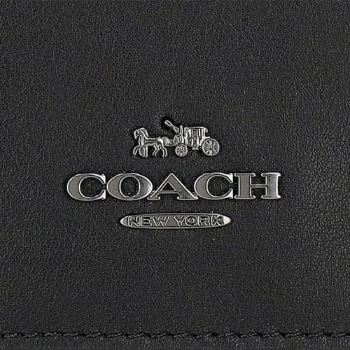 ほぼ未使用 Coach ロゴ柄 ショルダーバッグ ブラック COACH コーチ バッグ ショルダーバッグ キャリー クロスボディ