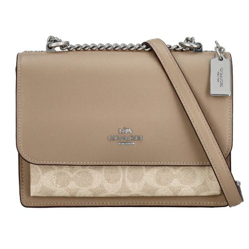 コーチ アウトレット ショルダーバッグ レディース シグネチャー ベージュ COACH OUTLET CV978 SVPWH ベージュ