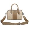 コーチ アウトレット ショルダーバッグ レディース シグネチャー ローワン サッチェル ベージュ COACH OUTLET CW376 SVPWH ベージュ