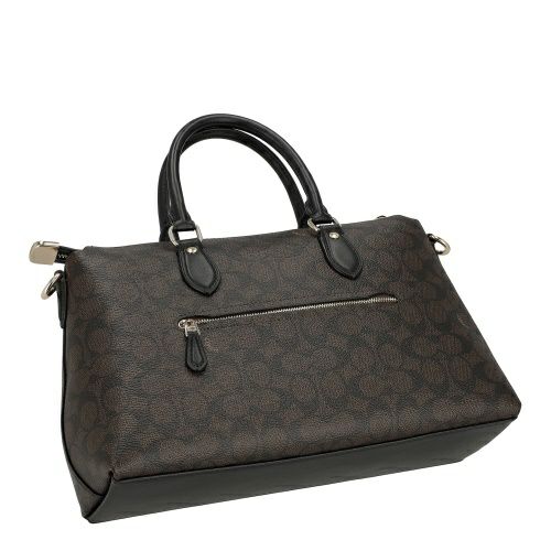 コーチ アウトレット ショルダーバッグ レディース ジョージア シグネチャー サッチェル ブラウン COACH OUTLET CW422 IMXAQ ブラウン/ブラック