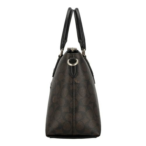 コーチ アウトレット ショルダーバッグ レディース ジョージア シグネチャー サッチェル ブラウン COACH OUTLET CW422 IMXAQ ブラウン/ブラック
