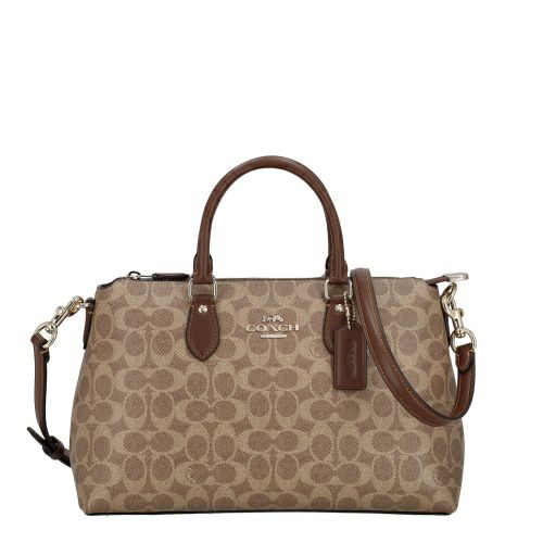 コーチ アウトレット ショルダーバッグ レディース ジョージア シグネチャー サッチェル ブラウン COACH OUTLET CW422 IMXHE ブラウン