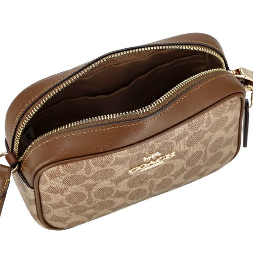 コーチ アウトレット ショルダーバッグ レディース シグネチャー ミニ ジェイミー カメラ バッグ ブラウン COACH OUTLET CY752 IMXHE ブラウン
