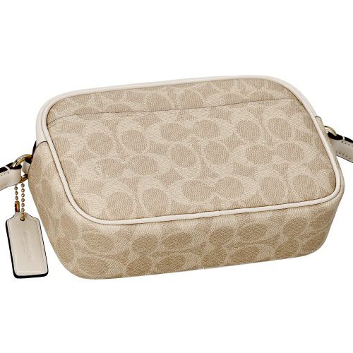 コーチ アウトレット ショルダーバッグ レディース シグネチャー ミニ ジェイミー カメラ バッグ ホワイト COACH OUTLET CY752 IMXDM サンド/チョーク