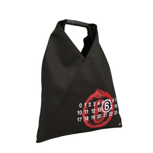 エムエム 6 メゾンマルジェラ ショルダーバッグ レディース ジャパニーズバッグ JAPANESE BAG ブラック MM6 Maison Margiela S54WD0043P7364 T8013 BLACK+PRINT