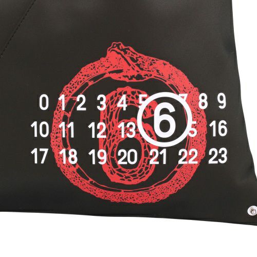 エムエム 6 メゾンマルジェラ ショルダーバッグ レディース ジャパニーズバッグ JAPANESE BAG ブラック MM6 Maison Margiela S54WD0043P7364 T8013 BLACK+PRINT