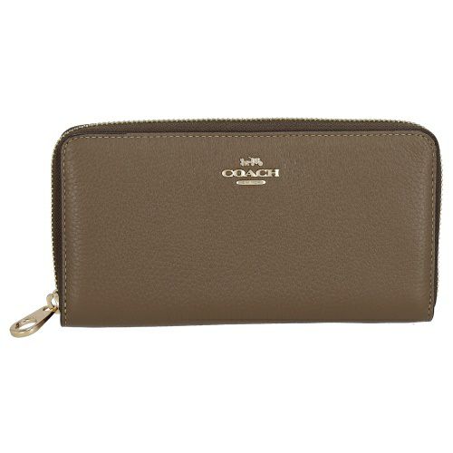 コーチ アウトレット 長財布 レディース ロング ジップ アラウンド ウォレット ブラウン COACH OUTLET C4451 IMV2R