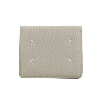 メゾンマルジェラ 二つ折り財布 レディース バイフォールドウォレット 4ステッチ グレー Maison Margiela S56UI0140P4455 T8049 NUAGE